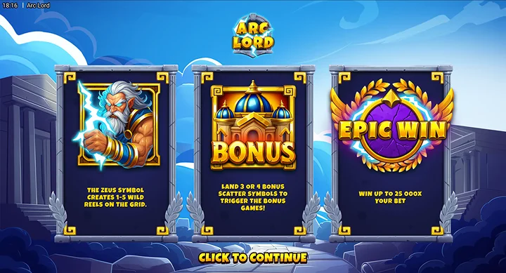 Arc Lord में गेम मोड चुनना